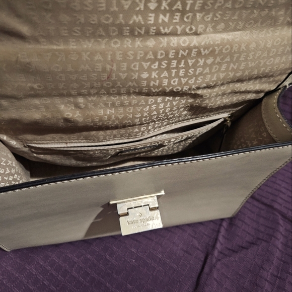 Kate Spade Cream Leather Satchel/Crossbody - Picture 12 of 16